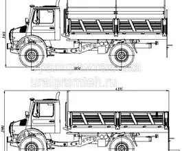 Бортовой Бортовой Mercedes-Benz Unimog,   б/у