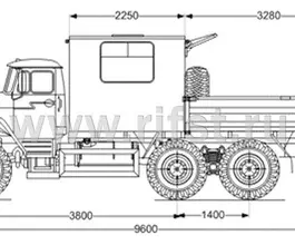 Грузопассажирский автомобиль Урал 4320  б/у