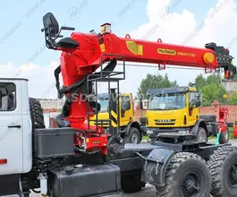 Тягач с КМУ Урал 4320  новый