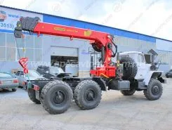 Тягач с КМУ Урал 4320  новый фото 2