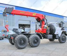 Тягач с КМУ Урал 4320  новый фото 2