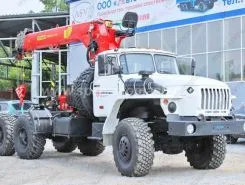 Тягач с КМУ Урал 4320  новый фото 3