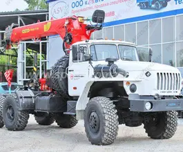 Тягач с КМУ Урал 4320  новый фото 3
