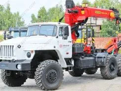 Тягач с КМУ Урал 4320  новый