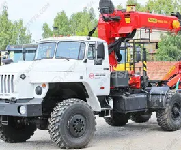 Тягач с КМУ Урал 4320  новый