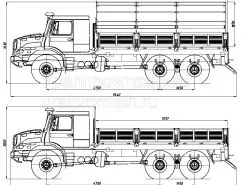 Бортовой Бортовой Mercedes-Benz Zetros,   б/у