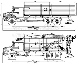 Сортиментовоз Mercedes-Benz Zetros  б/у