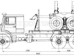 Трубоплетевоз Mercedes-Benz Zetros  б/у