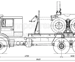 Трубоплетевоз Mercedes-Benz Zetros  б/у