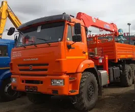 Самопогрузчик Камаз 43118 с КМУ KANGLIM 1256 2025 года новый