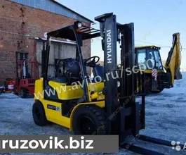 Вилочный погрузчик Hyundai 30DF-7 2017 года б/у фото 4