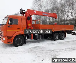 Самопогрузчик Камаз 65117 с КМУ Kanglim 2025 года новый