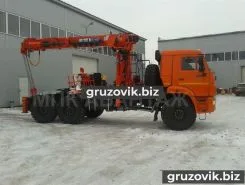 Тягач с КМУ Камаз 44108 2025 года новый