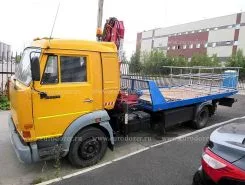 Самопогрузчик Камаз 4308 с КМУ  2008 года б/у