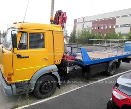 Самопогрузчик Камаз 4308 с КМУ  2008 года б/у