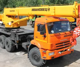 Автокран Ивановец КС-45717К-3 Камаз 43118 2025 года новый