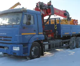 Самопогрузчик Камаз 65117 с КМУ INMAN IT200 2025 года новый