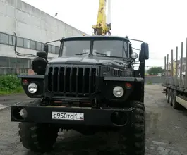Самопогрузчик Урал 4320 с КМУ ShinMaywa CB290 2017 года б/у фото 3