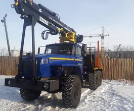 Лесовоз с КМУ Лесовоз  Урал 5557 с КМУ  2022 года новый фото 2