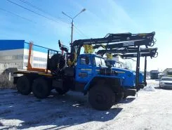Лесовоз с КМУ Лесовоз  Урал 5557 с КМУ  2018 года новый фото 3
