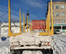 Полуприцеп-сортиментовоз САВ 93182 2018 года б/у фото 5