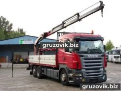 Самопогрузчик Scania R-series с КМУ Palfinger PK 15002 2005 года б/у