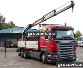 Самопогрузчик Scania R-series с КМУ Palfinger PK 15002 2005 года б/у