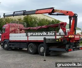 Самопогрузчик Scania R-series с КМУ Palfinger PK 15002 2005 года б/у фото 2