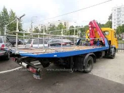 Самопогрузчик Камаз 4308 с КМУ  2008 года б/у фото 2