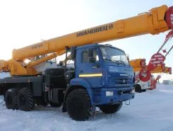 Автокран Ивановец КС-45717К-ЗР Камаз 43118 2025 года новый фото 2