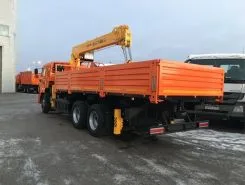 Самопогрузчик Камаз 65115 с КМУ soosan 746 2020 года новый фото 2