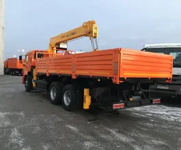 Самопогрузчик Камаз 65115 с КМУ soosan 746 2020 года новый фото 2