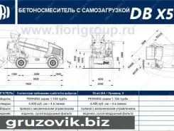 Бетоносмеситель Бетоносмеситель  Fiori DB X50 2025 года новый фото 5