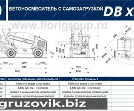 Бетоносмеситель Бетоносмеситель  Fiori DB X50 2025 года новый фото 5