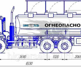 Бензовоз АЦ 16 м3  НЕФАЗ 66052 2018 года новый
