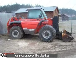 Телескопический погрузчик Manitou MVT 675 2005 года б/у фото 2