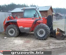 Телескопический погрузчик Manitou MVT 675 2005 года б/у фото 2