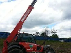 Телескопический погрузчик Manitou MLT 731 T 2009 года б/у фото 2