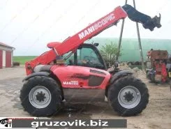 Телескопический погрузчик Manitou MLT 731 2007 года б/у фото 2