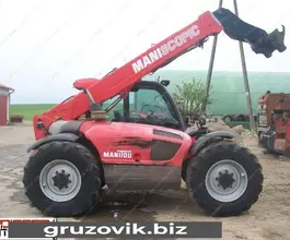 Телескопический погрузчик Manitou MLT 731 2007 года б/у фото 2