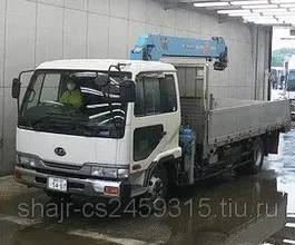 Самопогрузчик Nissan Diesel Condor с КМУ  2010 года б/у