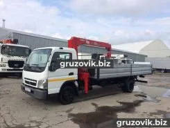 Самопогрузчик Mitsubishi Canter с КМУ UNIC 333 2012 года б/у фото 2