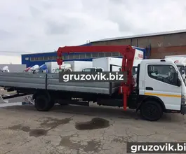 Самопогрузчик Mitsubishi Canter с КМУ UNIC 333 2012 года б/у фото 4