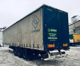 Шторный полуприцеп Krone sdp27 2005 года б/у фото 2