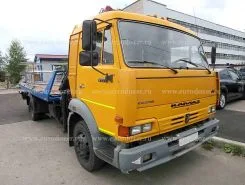 Самопогрузчик Камаз 4308 с КМУ  2008 года б/у фото 3