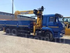 Самопогрузчик Камаз 65117 с КМУ Soosan 736L2 2018 года б/у