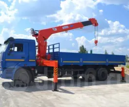Самопогрузчик Камаз 65117 с КМУ Kanglim KS1256GII 2019 года б/у