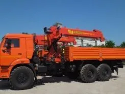 Самопогрузчик Камаз 43118 с КМУ Kanglim 2017 года новый фото 2