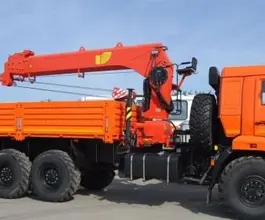 Самопогрузчик Камаз 43118 с КМУ Kanglim 2017 года новый фото 3