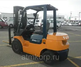 Вилочный погрузчик Toyota FORKLIFT 02-7FD25 2003 года б/у фото 2